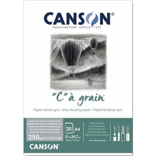 France Canson Sketchbook A4 Sketch Paper For Students With Color Paper Professional Charcoal Hand-Painted Book A3