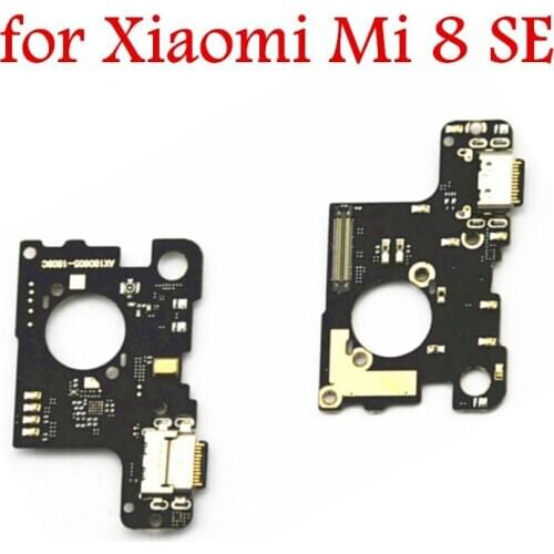 For Xiaomi Mi 8 SE USB Charger Connector Flex Cable XIamo Mi8 SE USB Charging Dock PCB Board Flex Cable Repair Spare Parts