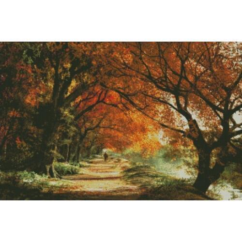 Top new Embroidery Counted Cross Stitch Kits Needlework - Crafts 14 ct DMC DIY Arts Handmade Decor - dream forest 3