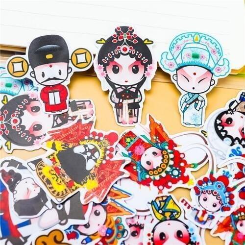 32pcs Creative cute hand painted kawaii self-made Drama character scrapbooking stickers/decorative /DIY craft photo albums