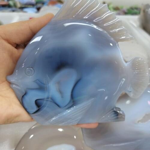 Natural Agate Geode Quartz Crystal Voog Stones Wicca Ornament Home Decoration Craft Chakras Treatment DIY Gift Reiki Druzy Fish