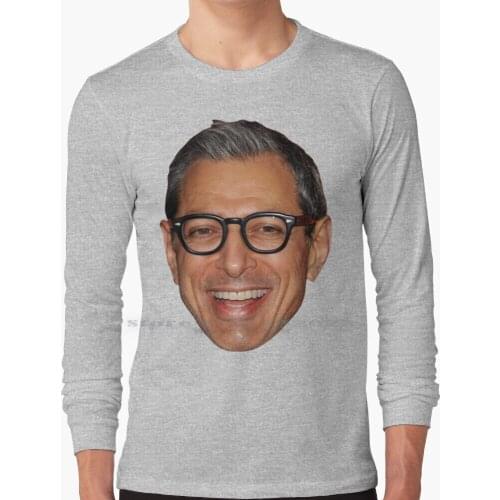 Mr Chaos Theory Long Sleeve T Shirt 100% Pure Cotton Big Size Jeff Jeff Goldblum Actor Day Tumblr Dino Dinosaur T Rex
