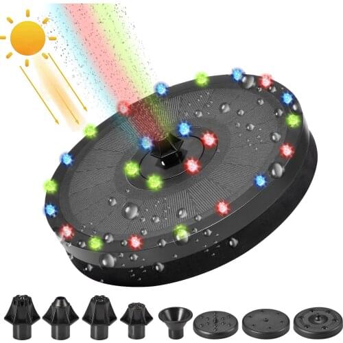 Floating Solar Fountain Water Fountain Water Pump Pool Pond Decoration Solar Panel Powered Fountain Water Pump Solar Fontein