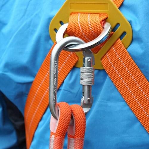 Outdoor Construction Working Harness Belt Safety Lanyard Fall Protection Rope climbing rope adventure gear rope protection