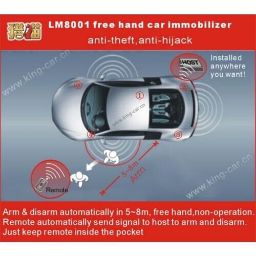 RFID transponder Engine Lock car alarm LM8001