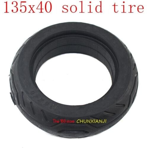 Lightning shipment 135x40 Solid Tire 135mm tubeless Tyre for Electric Skateboard , Balancing Car , Trolley Cart , Baby Carriage