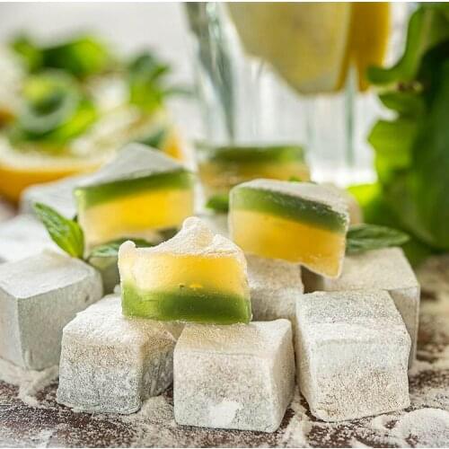 Turkish Delight with Mint-Lemon Flavor, 250 gr