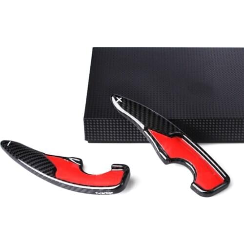 For Toyota GT86 Steering Wheel Shift Paddle Shifter Extension For Subaru BRZ 2017 Carbon Fiber Car Accessories 1Pair