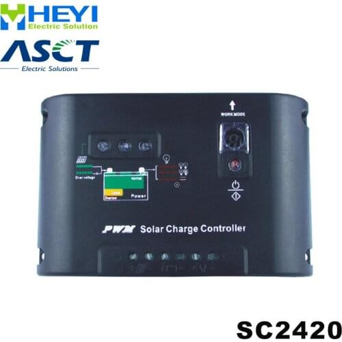Universal solar charge and discharge controller SC2420 12V / 24V 5A solar panel controller for solar power system