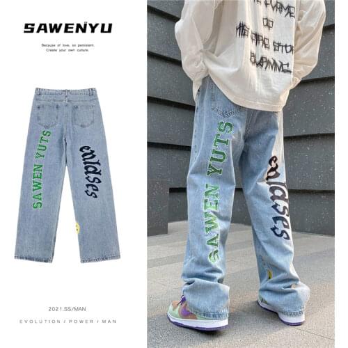 Zecmos Loose Jeans For Men