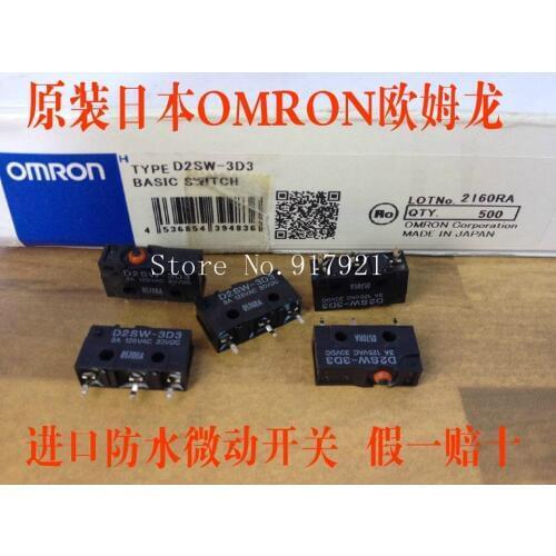 [ZOB] Japans original D2SW-3D3 SW waterproof micro switch can replace the DEL original ABS cherry DC2 --50pcs/lot