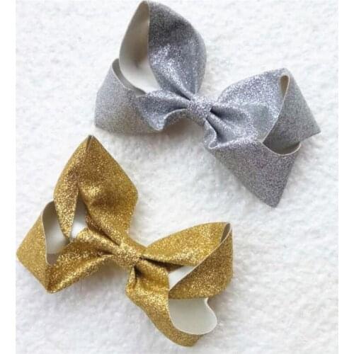10pcs/lot Cute Glitter Children Big Bow Hairpin Classical Hair Bows Hair Clips Kids Hairclips Hair Accessories