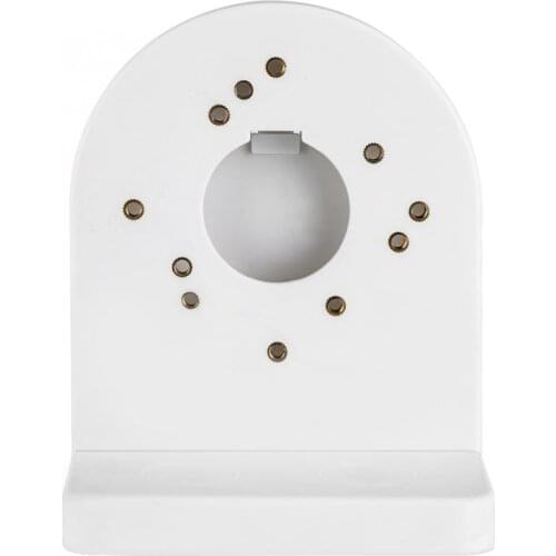 2.5 Inch Surveillance Camera Small Hemisphere Wall Mounted ABS Plastic Bracket CCTV Dome Camera Bracket Universal
