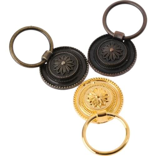 2pcs Vintage 30mm Cabinet Drawer Cupboard Pull Handle Knob Door Handles Home Zinc Alloy Door Hardware