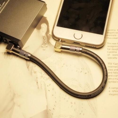 TRANSCTEGO AUX 3.5mm Record Audio Cable Headset L Type Plug Record HIFI Lover Lossless Gold Plated Audio Line Male to Male