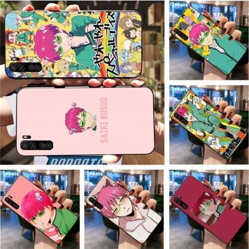 Anime Saiki Kusuo Phone Case For Huawei Nova 6se 7 7pro 7se honor 7A 8A 7C 9C Play