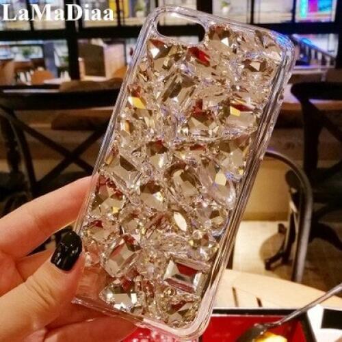Fashion Bling Crystal Diamond Phone Case For Samsung Galaxy A9 A8 A7 A6 A5 J8 J7 J6 J5 J4 2018 2016 Glitter Soft TPU Back Cover