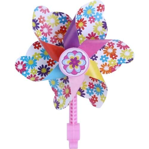 Children Bike Handlebar Flower Pinwheel Windmill Decoration for Kids Bicycle Scooter
