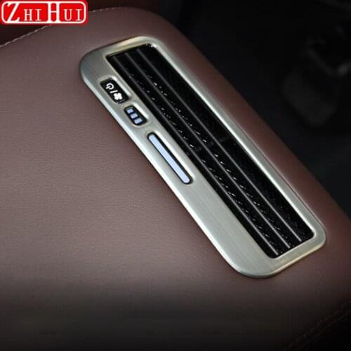 For GWM Haval H9 2015-2020 Car Styling Armrest Box Panel Sticker Purifier Switch Stainless Steel Stickers Decoration Accessories