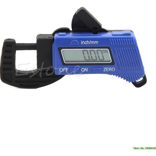 Electronic Digital LCD 0-12.7mm Thickness Caliper Carbon Fiber Micrometer Guage