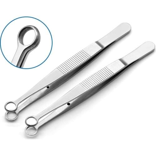 Stainless steel Chalazion Forceps 5mm round ophthalmic surgical instrument