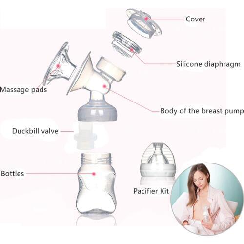 Duckbill Valve Breast Pump Parts Silicone Baby Feeding Nipple Pump Accessories