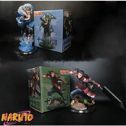 Classic Naruto Anime Character Model Shodai Hokage Senju Tobirama Action Figure PVC Figure Toy Decoration Boxed Childrens Gift