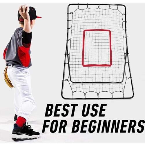 2020 Baseball Softball Pitchback Rebounder Net Pitching Throwing Practice Partner for Children Adults