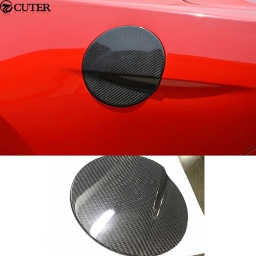 Carbon fiber Car body kit fuel tank cover for Ford Mustang 15-17