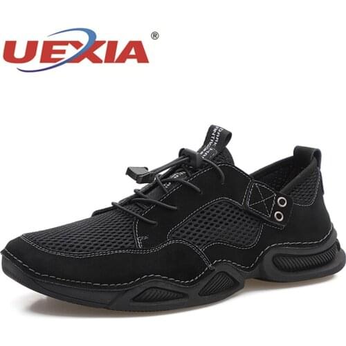 2021 New Summer Mens Casual Shoes Fashion Comfortable Big Size Breathable Mesh Sneakers Handmade Outdoor Flats Handmade Walking