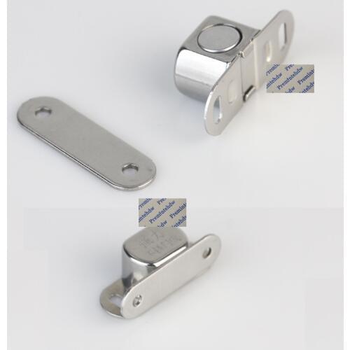 20Pcs/Lot Stainless Steel Cabinet Cupboard Magnetic Door Catch Latch Magnet Cabinet Hardware Fittings