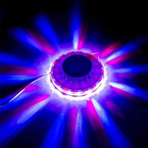 48led 8W RGB Mini Sunflower Laser Stage Light KTV Disco Bar DJ Projector LED Lamp For Christmas Home Birthday Party Wedding