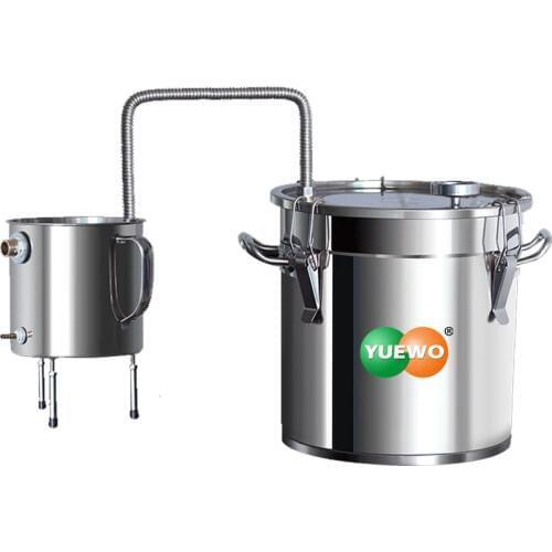 YUEWO 12-50L Stainless steel moonshine still distiller small non-copper distilled liquor pure dew brandy
