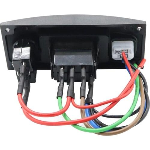 Marine Boat Bilge Pump Switch Panel Deck Cleaning Control Panel + Backlight