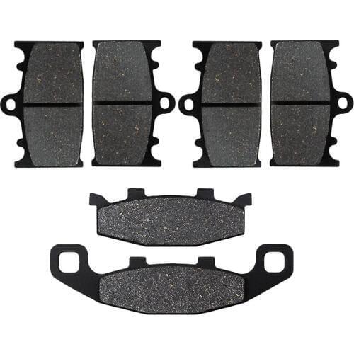Motorcycle Front and Rear Brake Pads for Kawasaki ZZR400 ZZR 400 ZX400 1990-1992 ZX600 ZX 600 ZX6 1990 1991 1992 1993