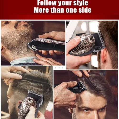 Professional Electric Hair Clipper Portable USB Charging Hair Trimmer Practical Hair Cutting Machine for Men Children Home