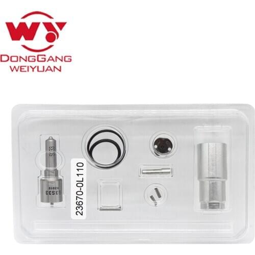 Diesel fuel repair kit 23670-0L110, common rail spare part, for DEN injector, nozzle G3S33, for fuel injection parts, hot sale