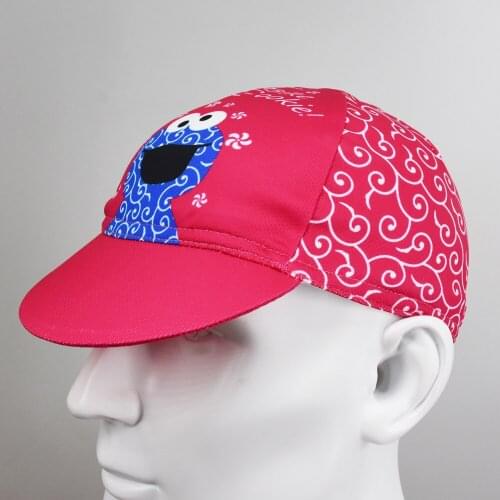 Cookie Monster Cycling Cap Men And Women Bike Wear Headdress Cycling Hat Caps Road Mountain Bike Race Headwear
