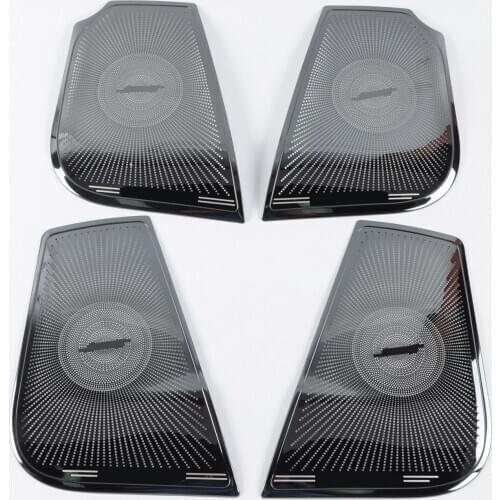 Wotefusi 4pcs Stainless Steel Black Speaker Mesh Cover for NISSAN Patrol 2012-2019 [QPA653]