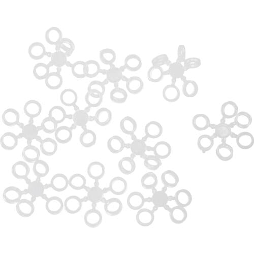 10Pcs Elastic Rubber Carp Pellets Bait Bands for Carp Big Fishing Tackle