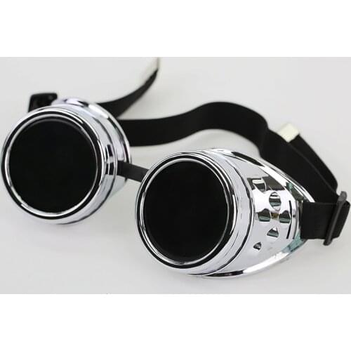 2021 Fashion Rimless Sunglasses Vintage Style Steampunk Glasses Cosplay Brand Designer Five Colors Lens Goggles Welding Punk