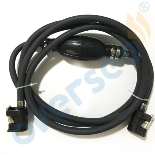 6Y2-24306 Marine Rubber Fuel Line Hose with Connector and Primer Pump For Yamaha Outboard Motor Parsun Fuel Pipe Assy 6Y1-24306