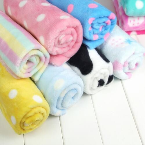 Free Shipping DIY Crafts Polar Fleece Anti Pill Fabric Premium Quality Soft Multi Polka Dots Fabric 160cm Wide
