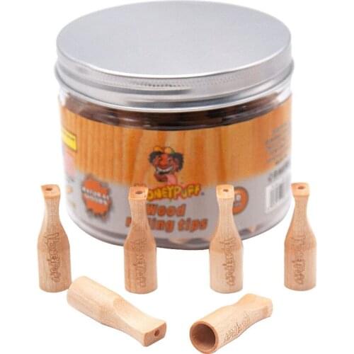 Wood Mouthpiece Tips With Natural Wood Flavor Smoking Wooden Mouth Filter Tip Cigarette Holder Tobacco Hand Pipe