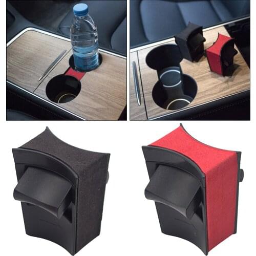 Water Cup Holder Non-Slip Limiter ABS for Tesla Model 3 Y 2017-2020 Trim