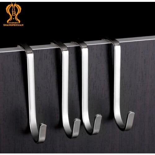 SHANGPEIXUAN Double S Shape Hook Stainless Steel Heavy Duty Hanging Hook Railing Rack Practical Ktichen Bathroom Bedroom Hanger