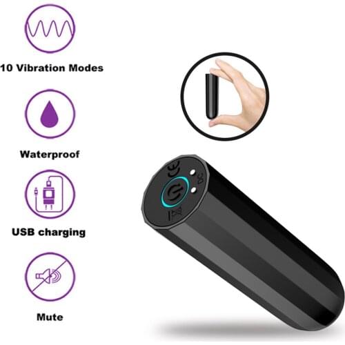 Sex Toys For Adults Mini Silicone Vibrator 10 Vibration Modes Waterproof Sexual Excitement Toys for Women