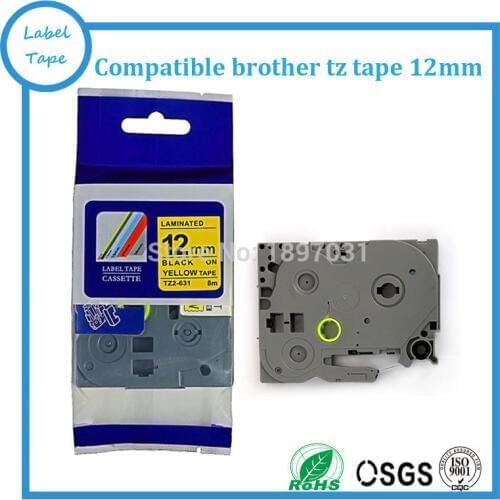 Compatible P-touch Label Printer Ribbon TZe-631 For Brother Use For Brother Label Printer
