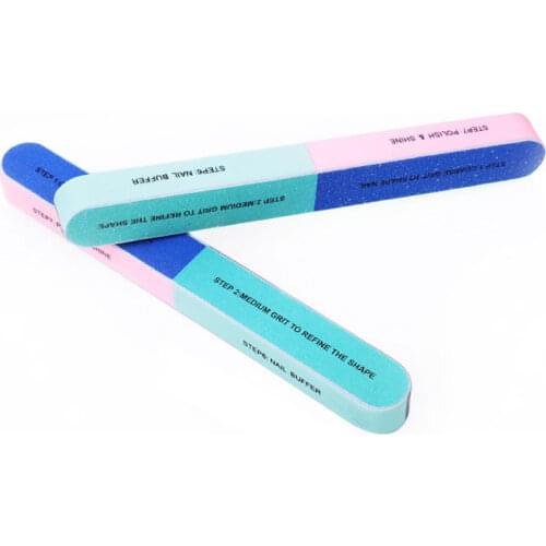 HOt Nail Sanding Files Sponge Nail Files Buffers Portable Pedicure Manicure All UV Gel Nail Buffer Block Polishing DIY Tool