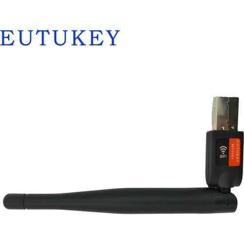 HOT MTK7601 Usb wifi adapter 150Mbp MT7601 Dongle for DVB S2 T2 IPTV Set Top TV Box PC 7601